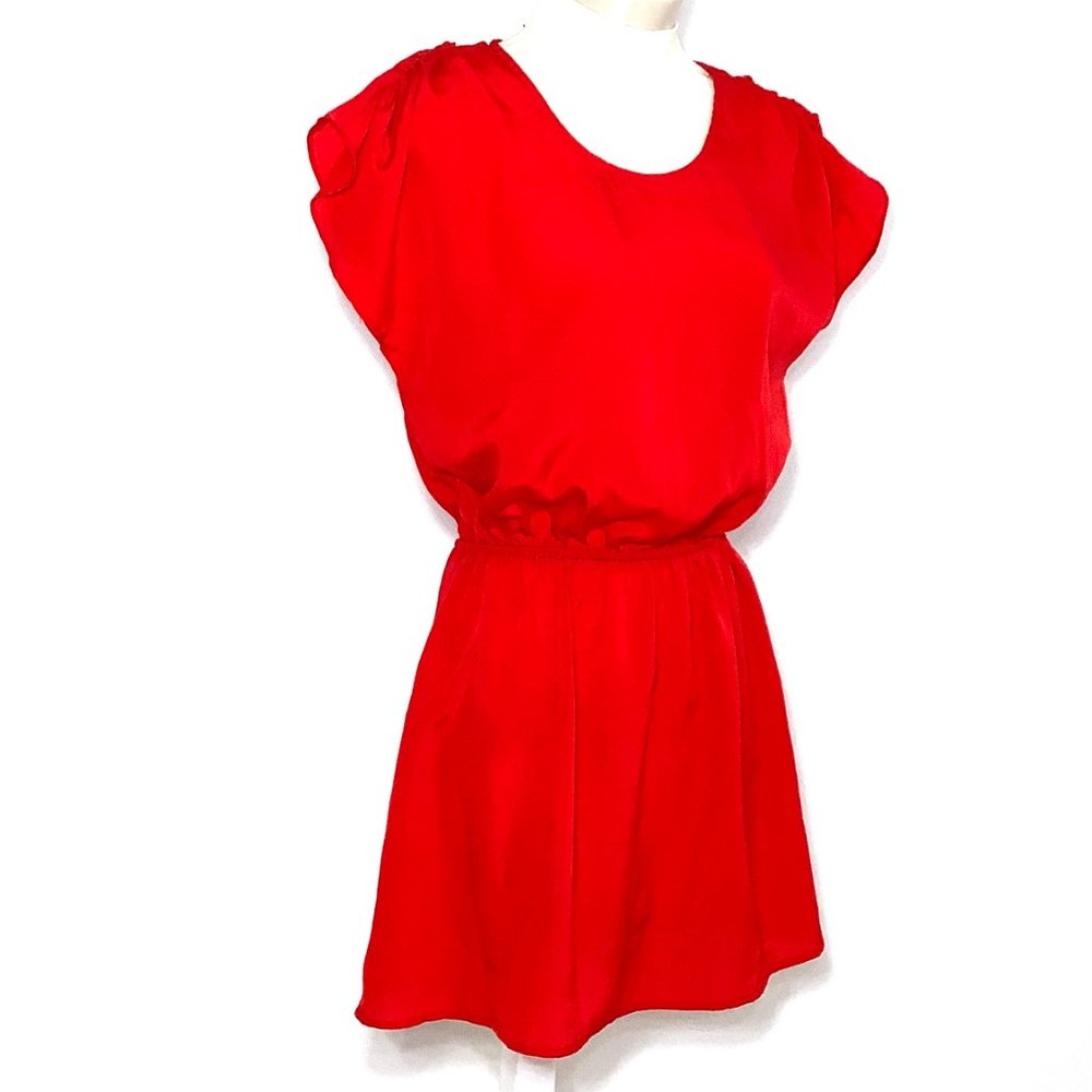Petticoat Alley Dress Fun & Flirty Sateen Poly Red XS